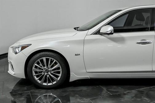 Majestic White 2020 INFINITI Q50 3.0t LUXE