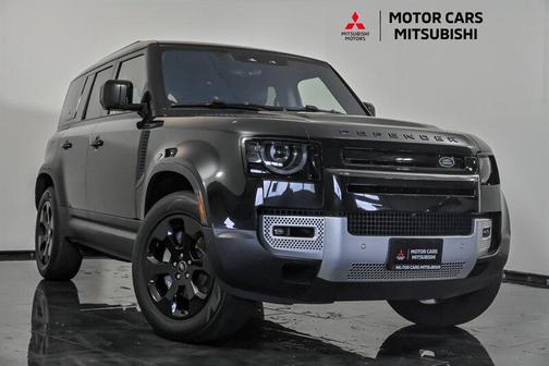 Santorini Black Metallic 2022 Land Rover Defender 110 SE