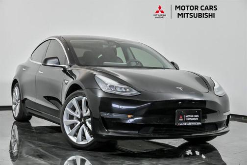 Solid Black 2020 Tesla Model 3 Long Range