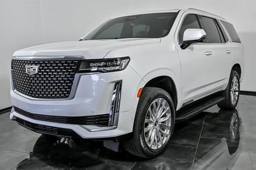 Crystal White Tricoat 2021 Cadillac Escalade Premium Luxury