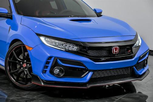 Boost Blue Pearl 2021 Honda Civic Type R Touring