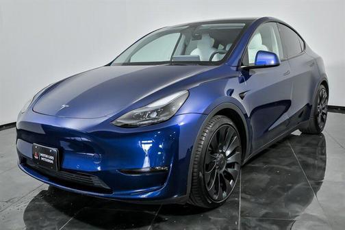 Deep Blue Metallic 2021 Tesla Model Y Performance Dual Motor All-Wheel Drive