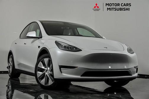 Pearl White Multi-Coat 2021 Tesla Model Y Long Range Dual Motor All-Wheel Drive