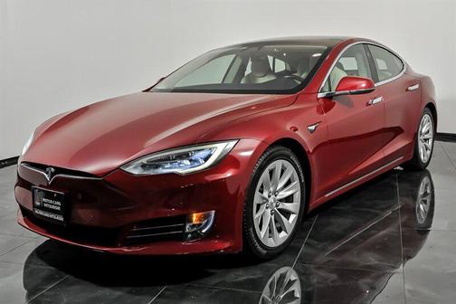 Red Multi-Coat 2017 Tesla Model S 100D