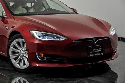 Red Multi-Coat 2017 Tesla Model S 100D