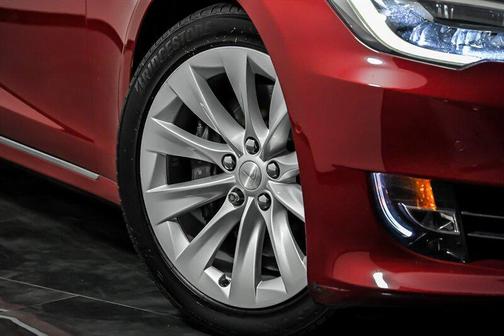 Red Multi-Coat 2017 Tesla Model S 100D