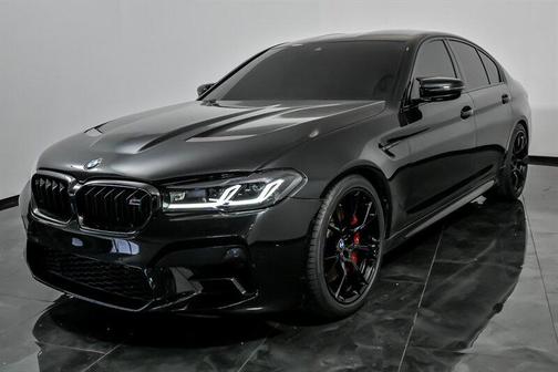 Black Sapphire Metallic 2021 BMW M5 Base