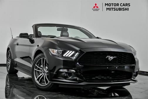 Shadow Black 2017 Ford Mustang EcoBoost Premium