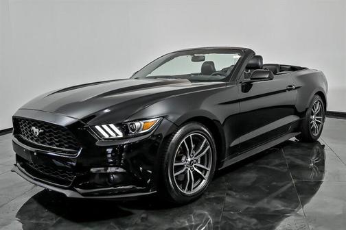 Shadow Black 2017 Ford Mustang EcoBoost Premium