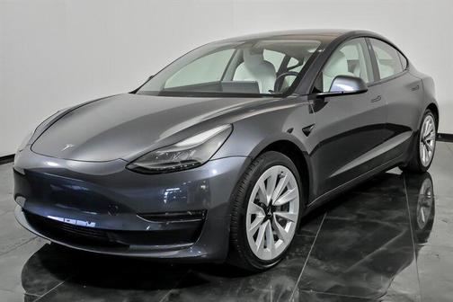 Solid Black 2021 Tesla Model 3 Long Range
