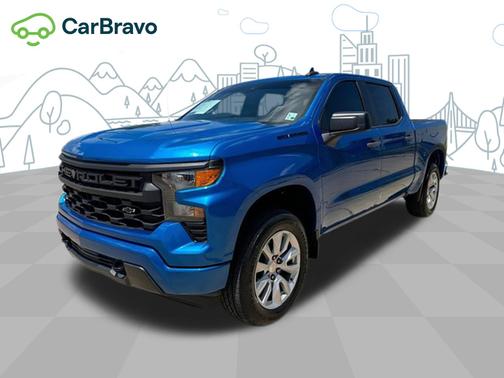 Glacier Blue Metallic 2022 Chevrolet Silverado 1500 Custom