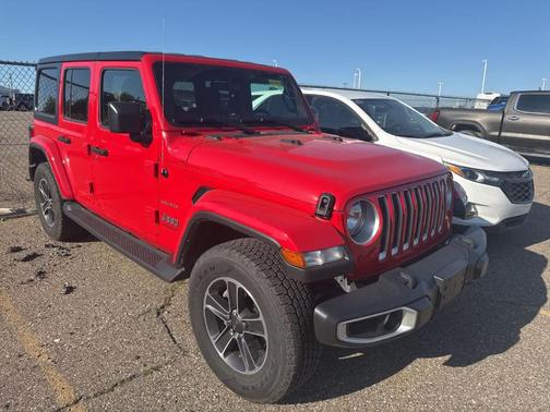 Firecracker Red 2023 Jeep Wrangler Sahara