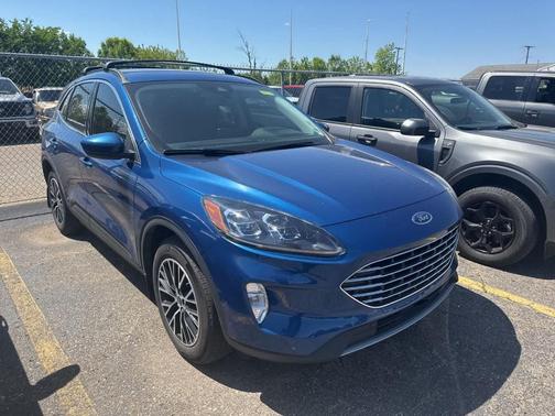Atlas Blue Metallic 2022 Ford Escape PHEV Titanium