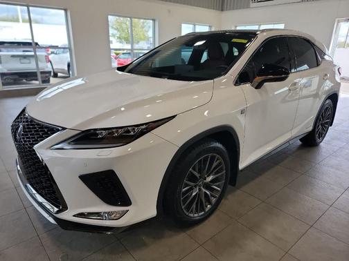 Ultra White 2022 Lexus RX 450h F SPORT Handling