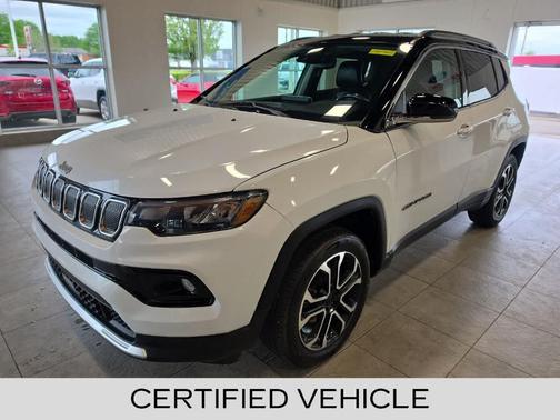 Bright White Clearcoat 2022 Jeep Compass Limited