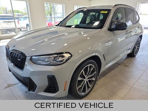Gray 2022 BMW X3 M40i