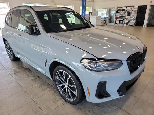 Gray 2022 BMW X3 M40i