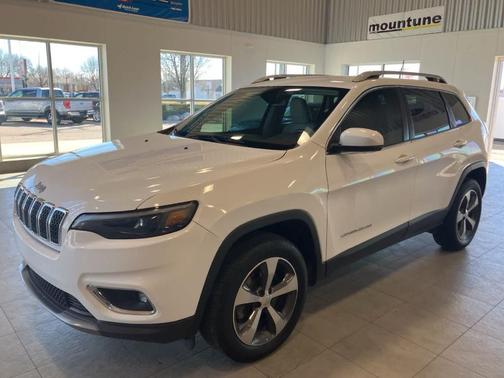 Bright White Clearcoat 2019 Jeep Cherokee Limited