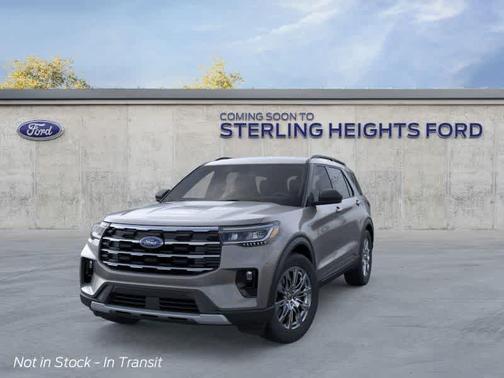 Gray 2026 Ford Explorer Active