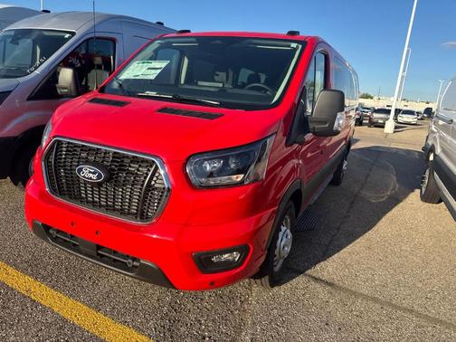 Red 2026 Ford Transit-350 XLT