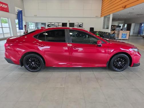 Red 2025 Toyota Camry XSE