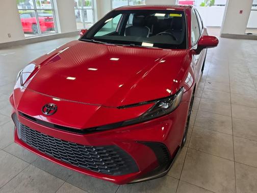 Red 2025 Toyota Camry XSE