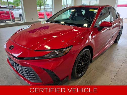Red 2025 Toyota Camry XSE