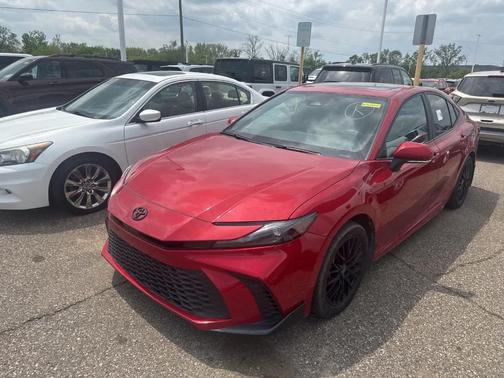 Red 2025 Toyota Camry XSE