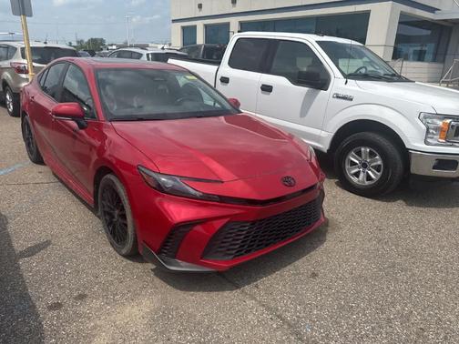 Red 2025 Toyota Camry XSE