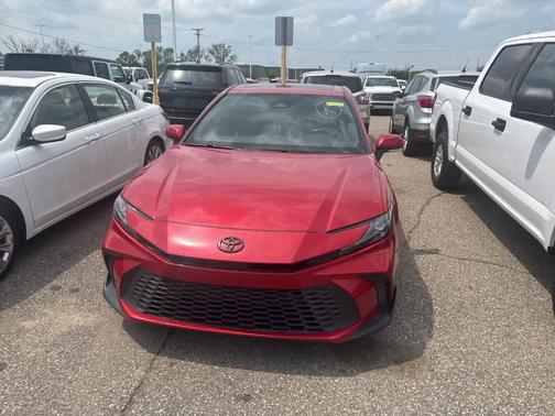 Red 2025 Toyota Camry XSE
