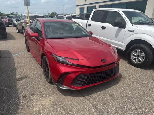 Red 2025 Toyota Camry XSE
