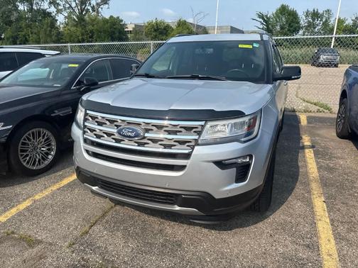 Ingot Silver Metallic 2018 Ford Explorer XLT