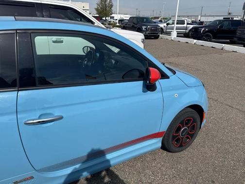 Light Blue 2015 FIAT 500e Battery Electric