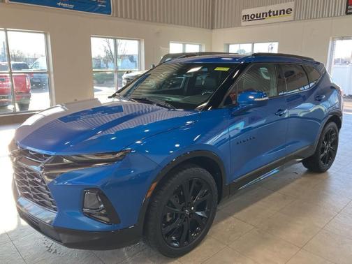Bright Blue Metallic 2021 Chevrolet Blazer RS