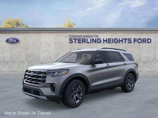 Carbonized Gray Metallic 2026 Ford Explorer Active