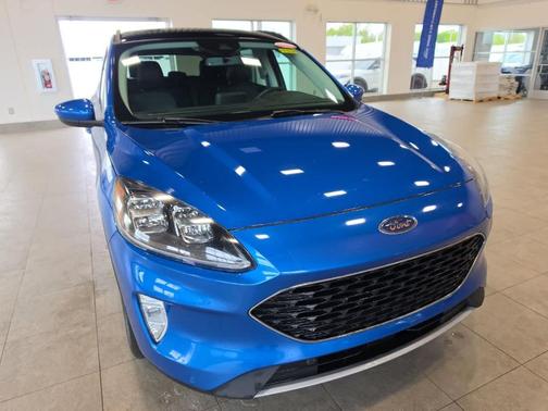 Velocity Blue Metallic 2021 Ford Escape Titanium Hybrid
