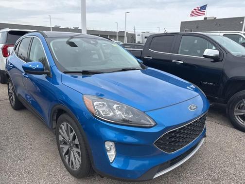 Velocity Blue Metallic 2021 Ford Escape Titanium Hybrid