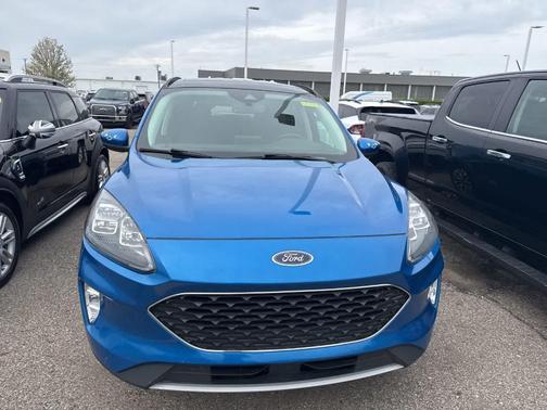 Velocity Blue Metallic 2021 Ford Escape Titanium Hybrid