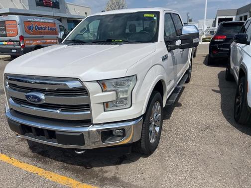 White Platinum Tri-Coat Metallic 2017 Ford F-150 Lariat