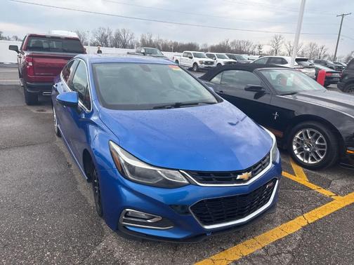 Blue 2017 Chevrolet Cruze Premier