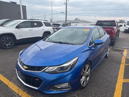 Blue 2017 Chevrolet Cruze Premier