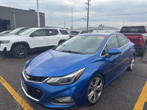 Blue 2017 Chevrolet Cruze Premier