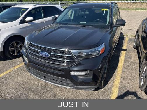 Agate Black Metallic 2021 Ford Explorer XLT