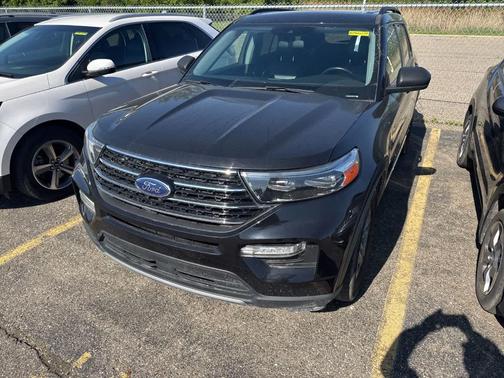 Agate Black Metallic 2021 Ford Explorer XLT