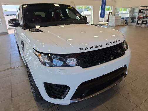 White 2017 Land Rover Range Rover Sport 5.0L Supercharged SVR