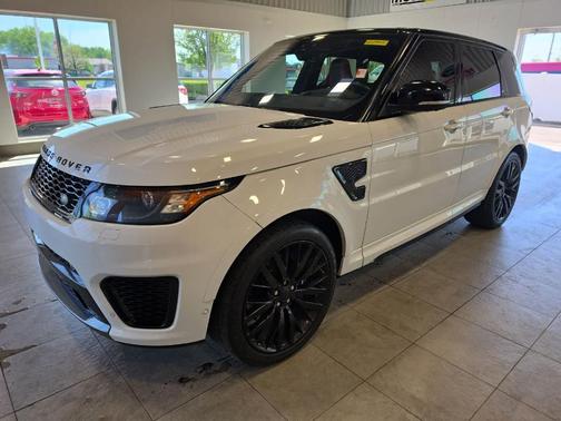 White 2017 Land Rover Range Rover Sport 5.0L Supercharged SVR