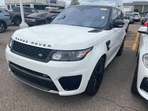 White 2017 Land Rover Range Rover Sport 5.0L Supercharged SVR