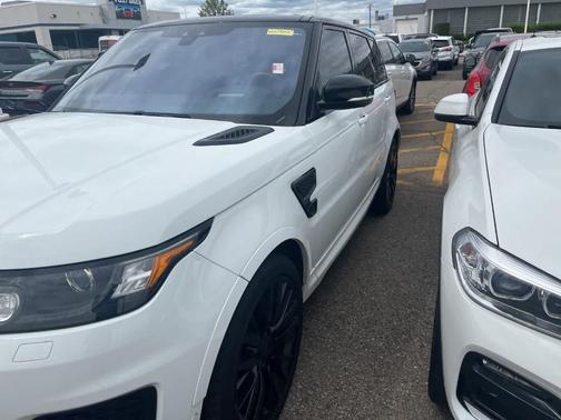 White 2017 Land Rover Range Rover Sport 5.0L Supercharged SVR