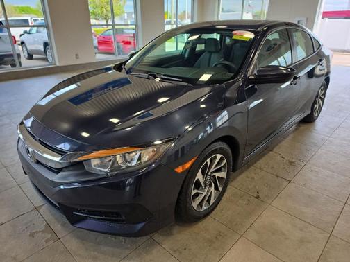 Black 2018 Honda Civic EX