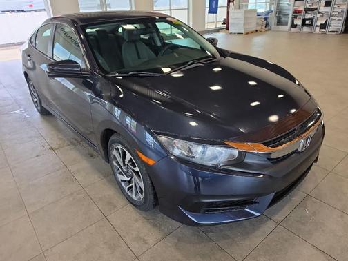 Black 2018 Honda Civic EX